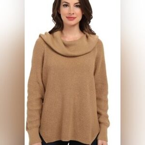 Michael Kors Cowl Neck Waffle Knit Sweater - Size Small